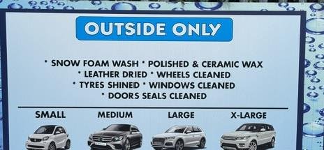 The Outside Only board on site